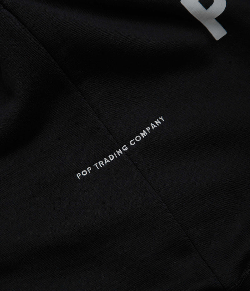 Pop Trading Company Logo Crewneck Sweatshirt in Black and White