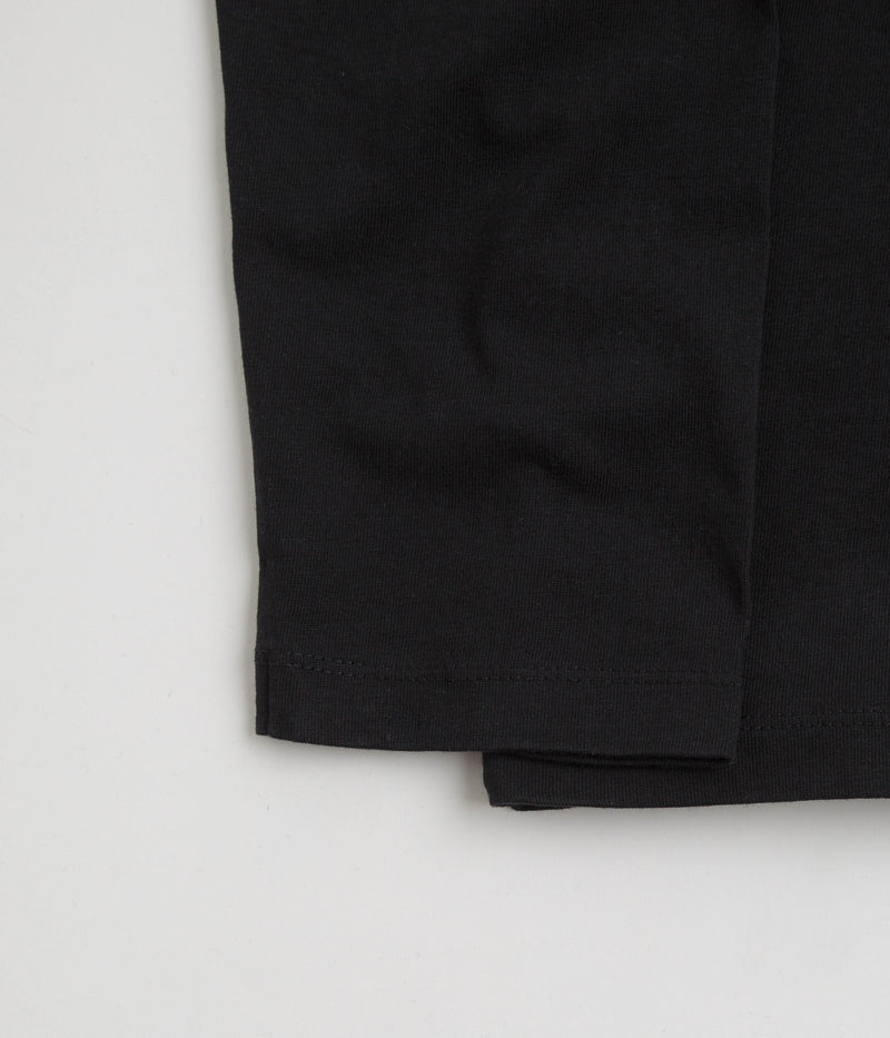 Pop Trading Company Logo Long Sleeve T-Shirt in Black and White