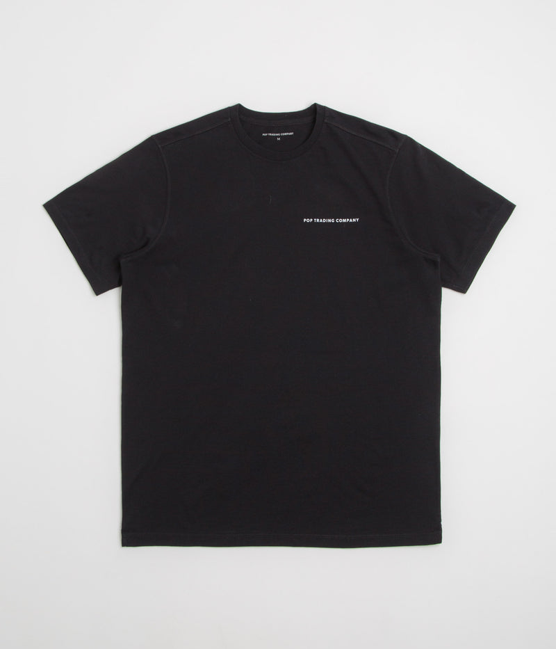 Pop Trading Company Logo T-Shirt in Black and White