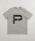 Pop Trading Company Nautica T-Shirt in Grey Heather
