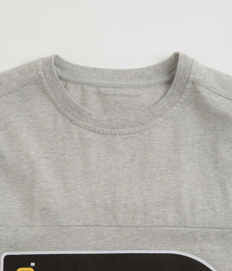 Pop Trading Company Nautica T-Shirt in Grey Heather