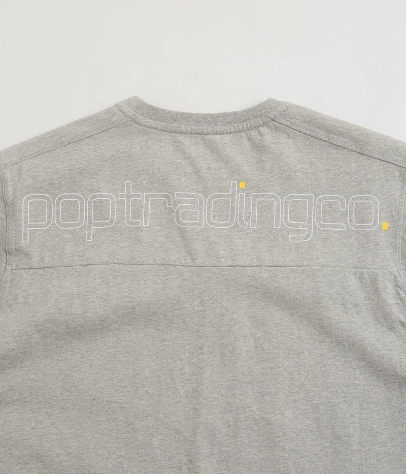 Pop Trading Company Nautica T-Shirt in Grey Heather