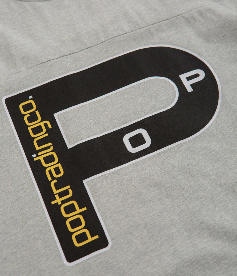 Pop Trading Company Nautica T-Shirt in Grey Heather