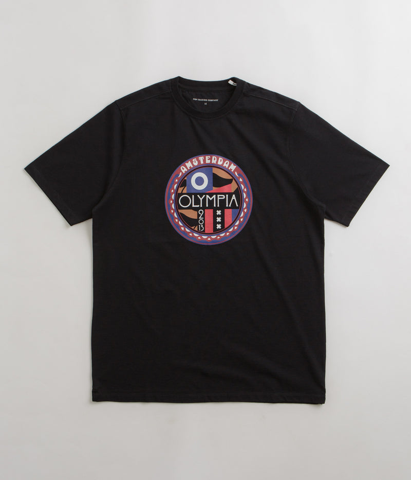 Pop Trading Company Olympia T-Shirt in Black