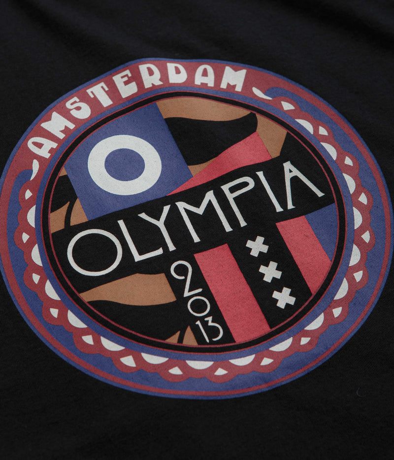 Pop Trading Company Olympia T-Shirt in Black
