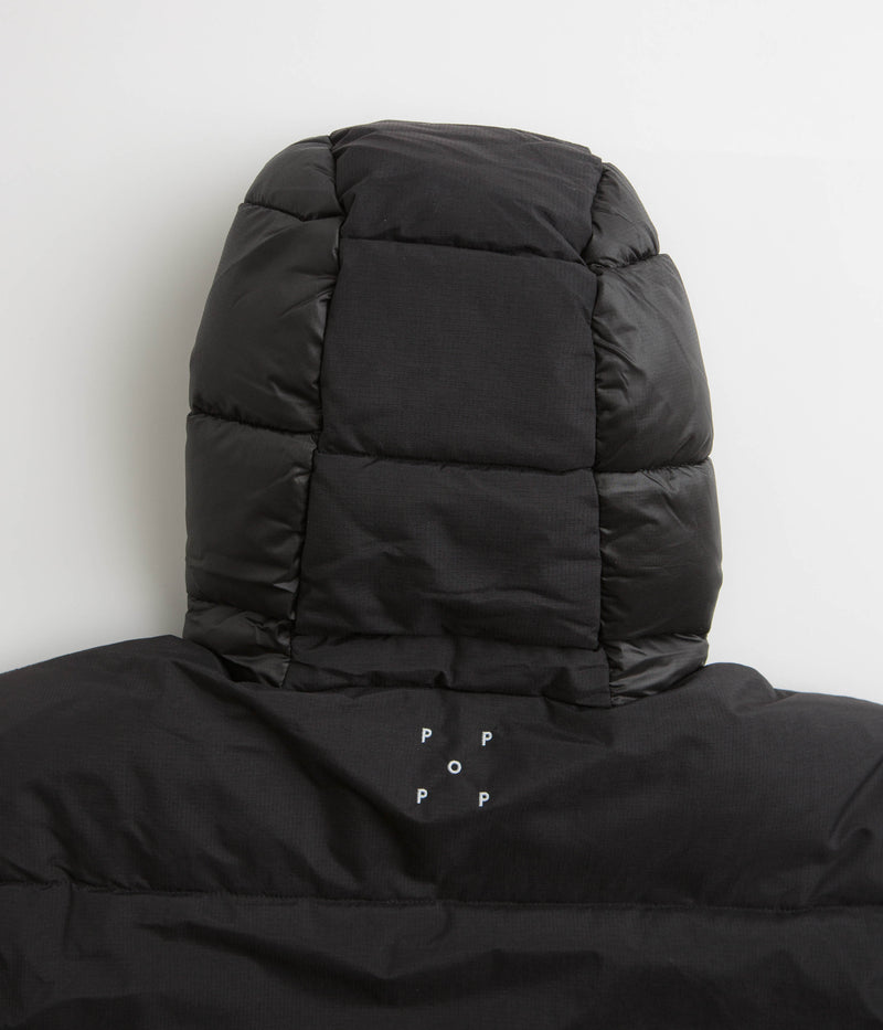 Pop Trading Company Puffer Jacket in Black