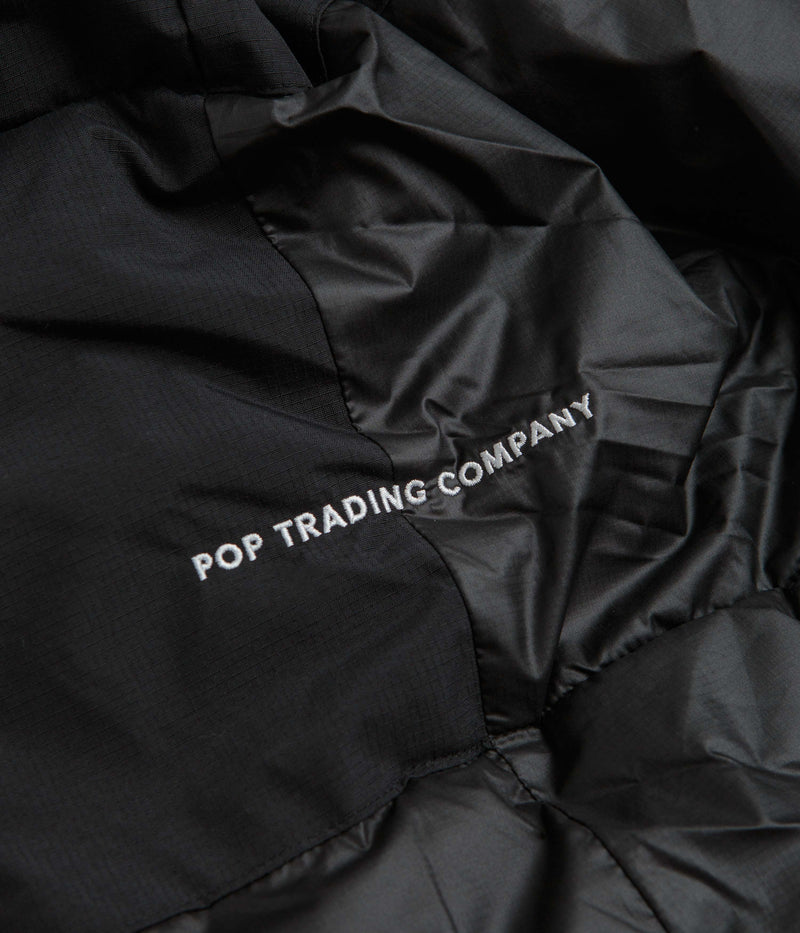 Pop Trading Company Puffer Jacket in Black
