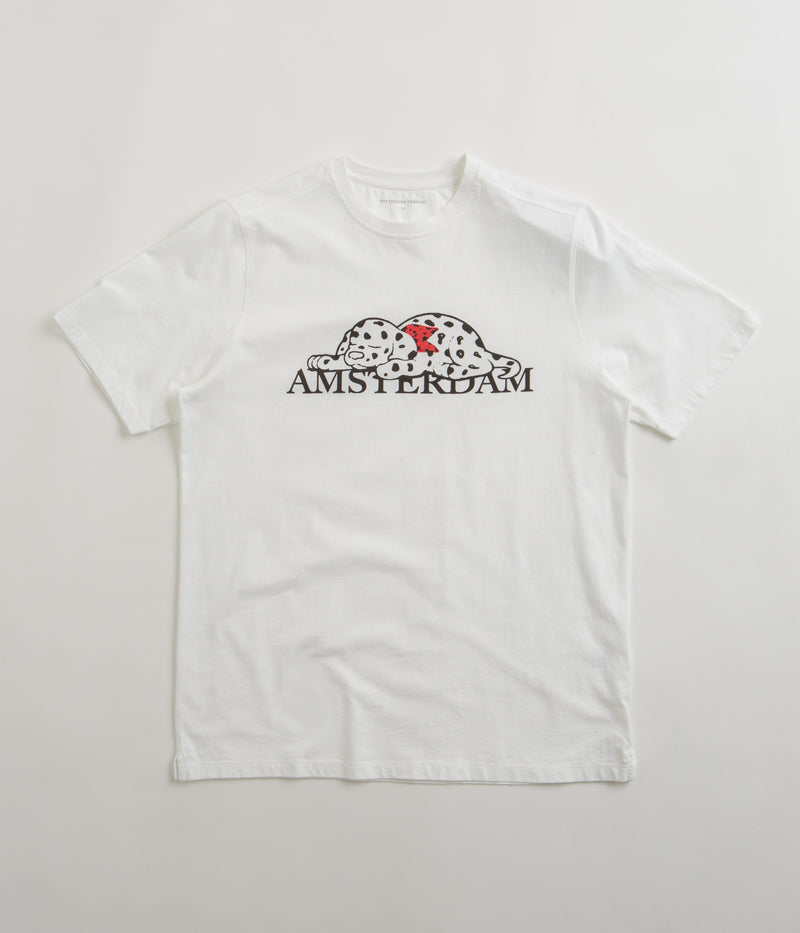 Pop Trading Company Pup Amsterdam T-Shirt in White