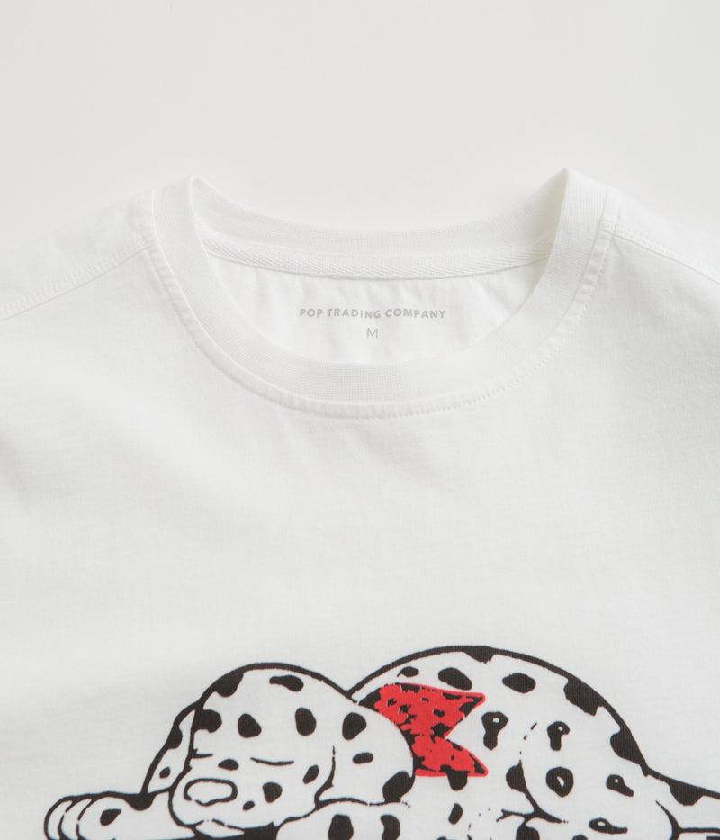 Pop Trading Company Pup Amsterdam T-Shirt in White