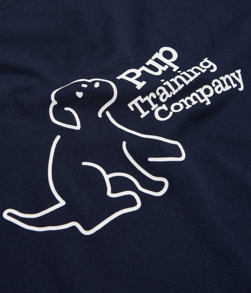 Pop Trading Company Pup Training T-Shirt in Navy