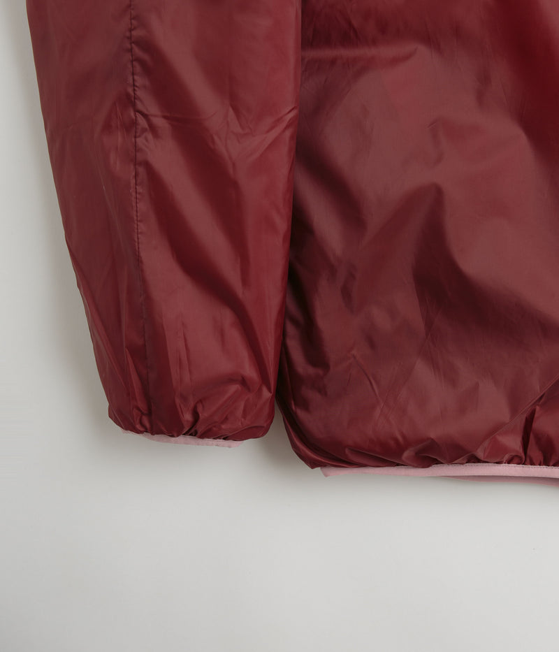 Pop Trading Company Quilted Reversible Puffer Jacket in Mesa Rose and Fired Brick