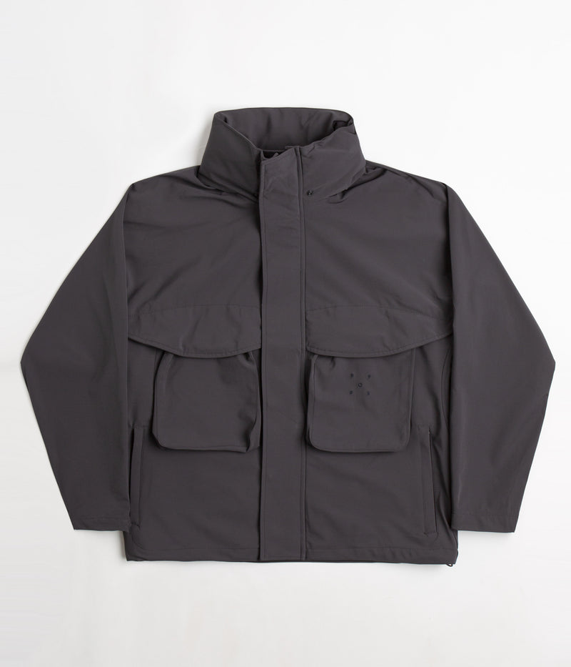 Pop Trading Company Shell Jacket in Charcoal