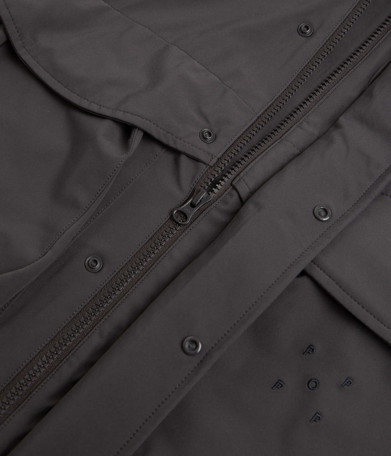 Pop Trading Company Shell Jacket in Charcoal