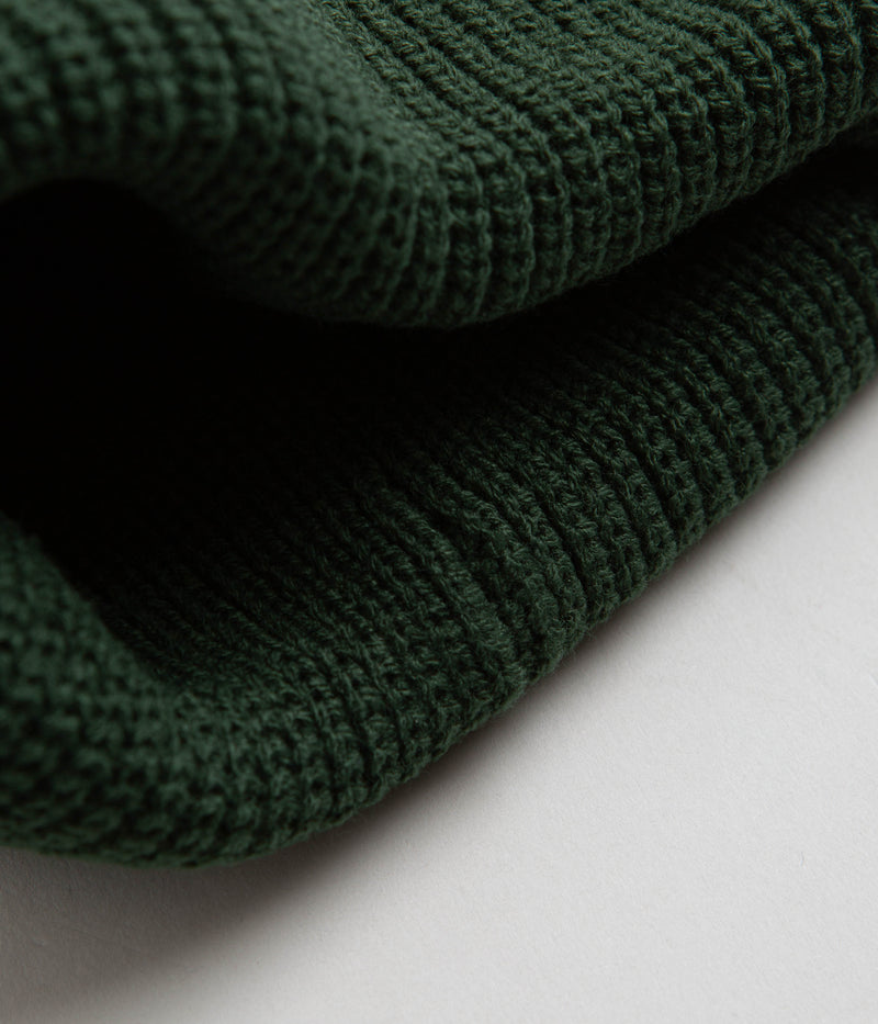 Pop Trading Company Striped Beanie in Green