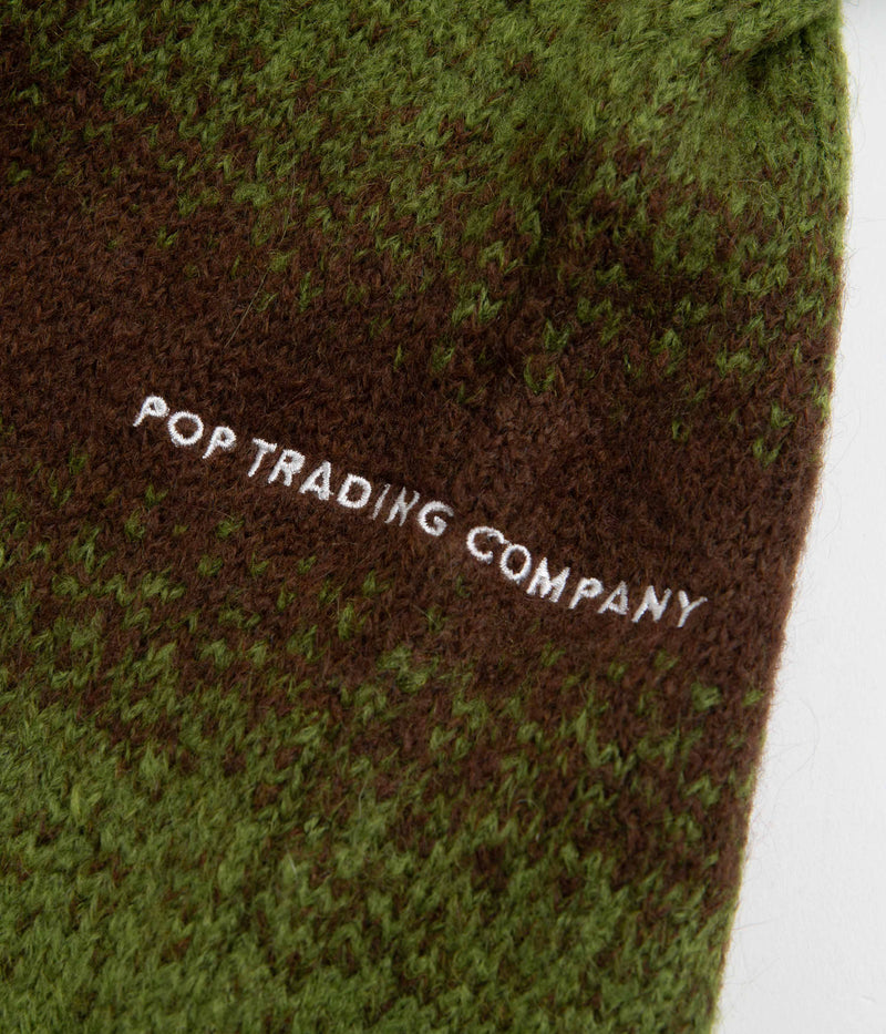 Pop Trading Company Striped Cardigan in Delicioso and Foliage