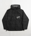 Pop Trading Company Striped Oracle Jacket in Anthracite and Black
