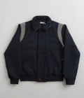 Pop Trading Company Varsity Jacket in Navy