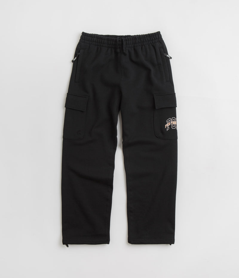 Pop Trading Company x FTC Cargo Sweatpants in Black