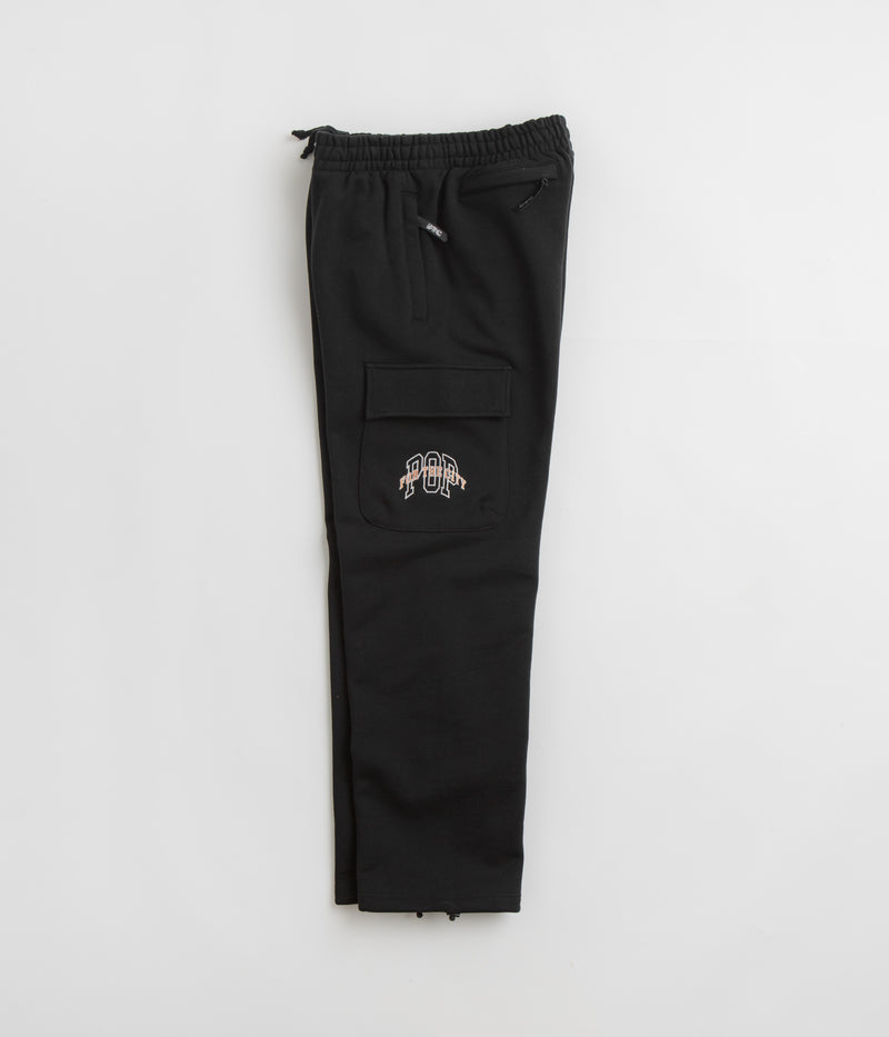 Pop Trading Company x FTC Cargo Sweatpants in Black