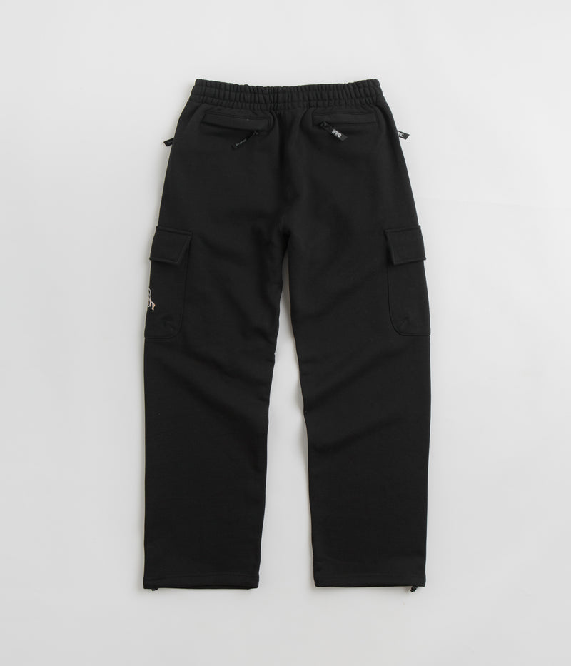 Pop Trading Company x FTC Cargo Sweatpants in Black
