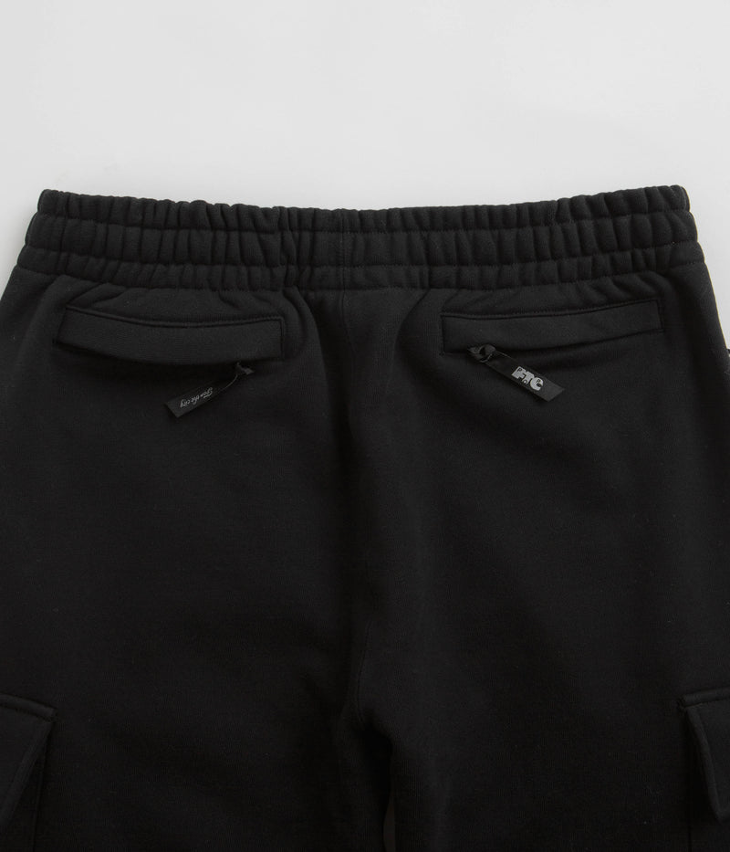 Pop Trading Company x FTC Cargo Sweatpants in Black