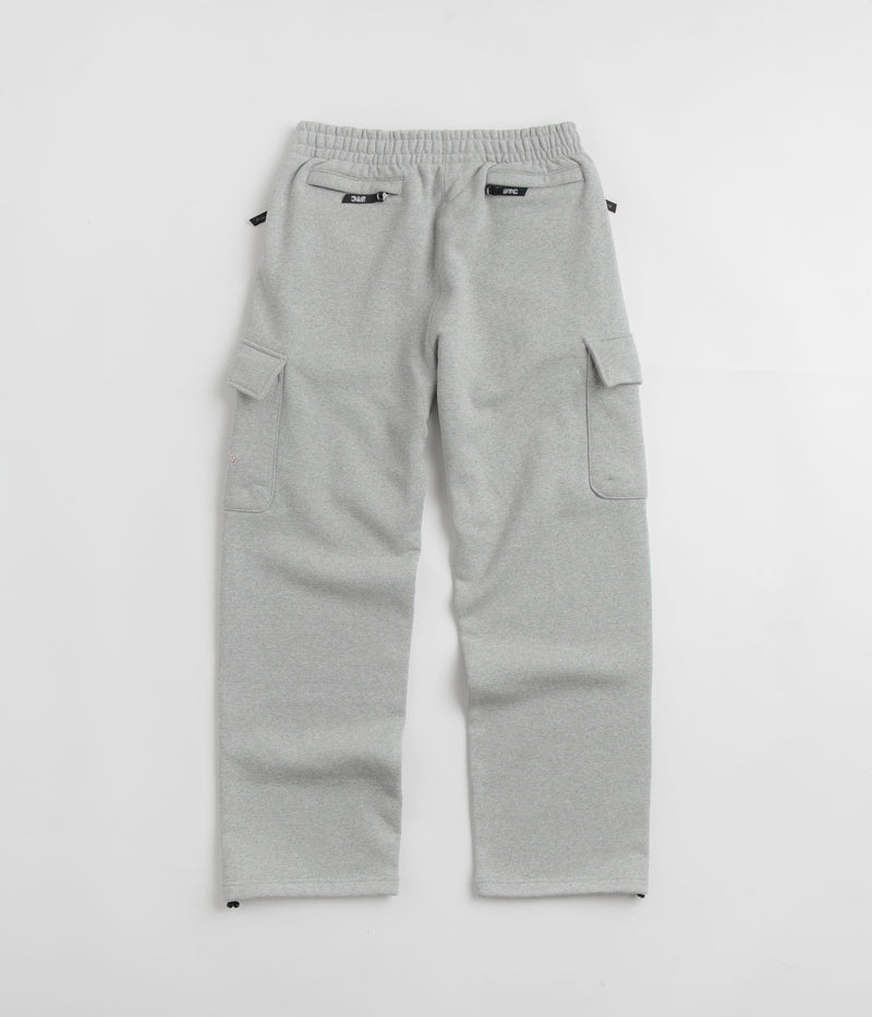 Pop Trading Company x FTC Cargo Sweatpants in Heather Grey