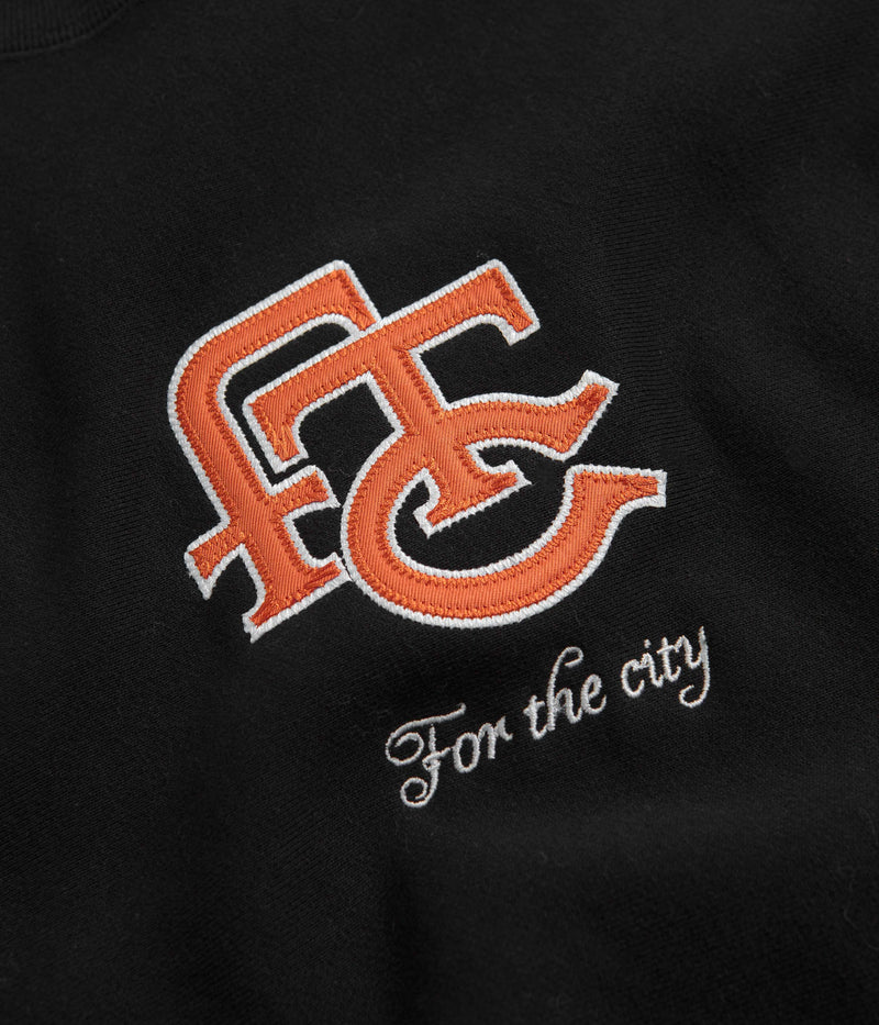 Pop Trading Company x FTC Crewneck Sweatshirt in Black