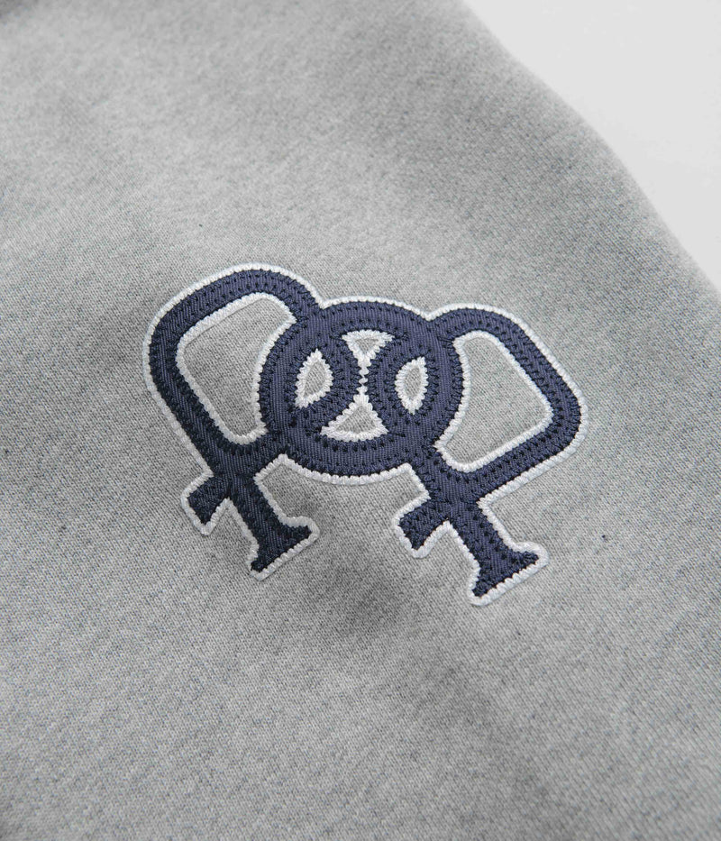 Pop Trading Company x FTC Crewneck Sweatshirt in Heather Grey