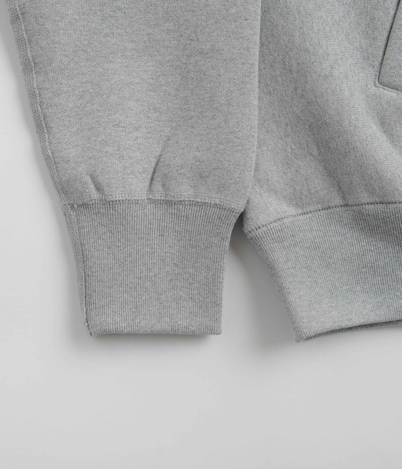 Pop Trading Company x FTC Hoodie in Heather Grey
