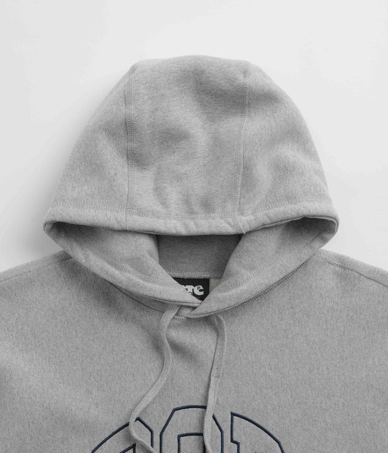 Pop Trading Company x FTC Hoodie in Heather Grey