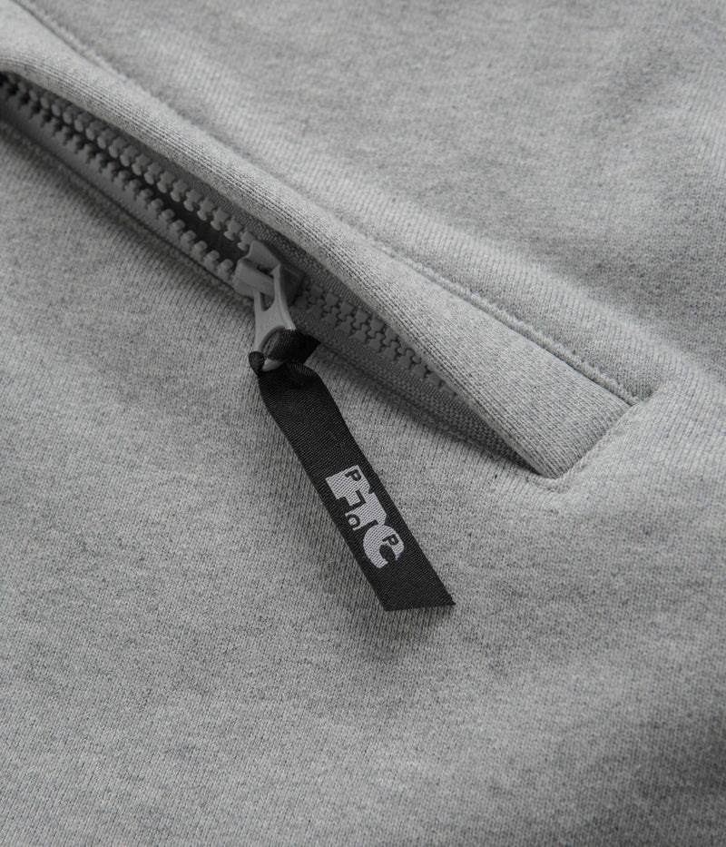 Pop Trading Company x FTC Hoodie in Heather Grey