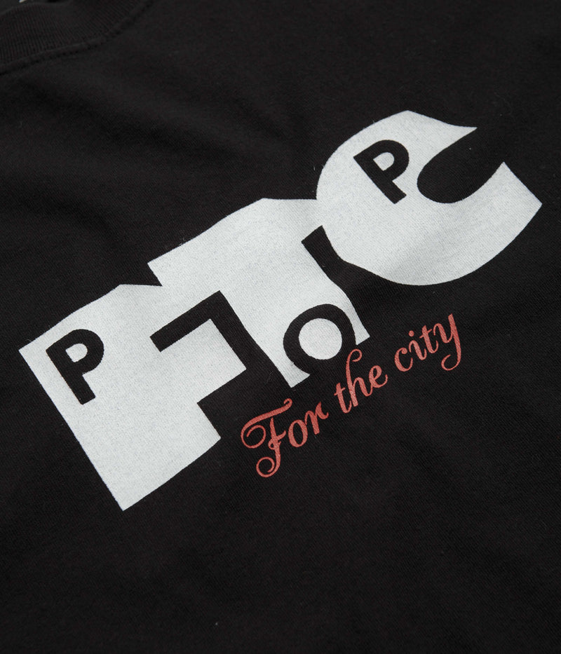 Pop Trading Company x FTC Logo T-Shirt in Black