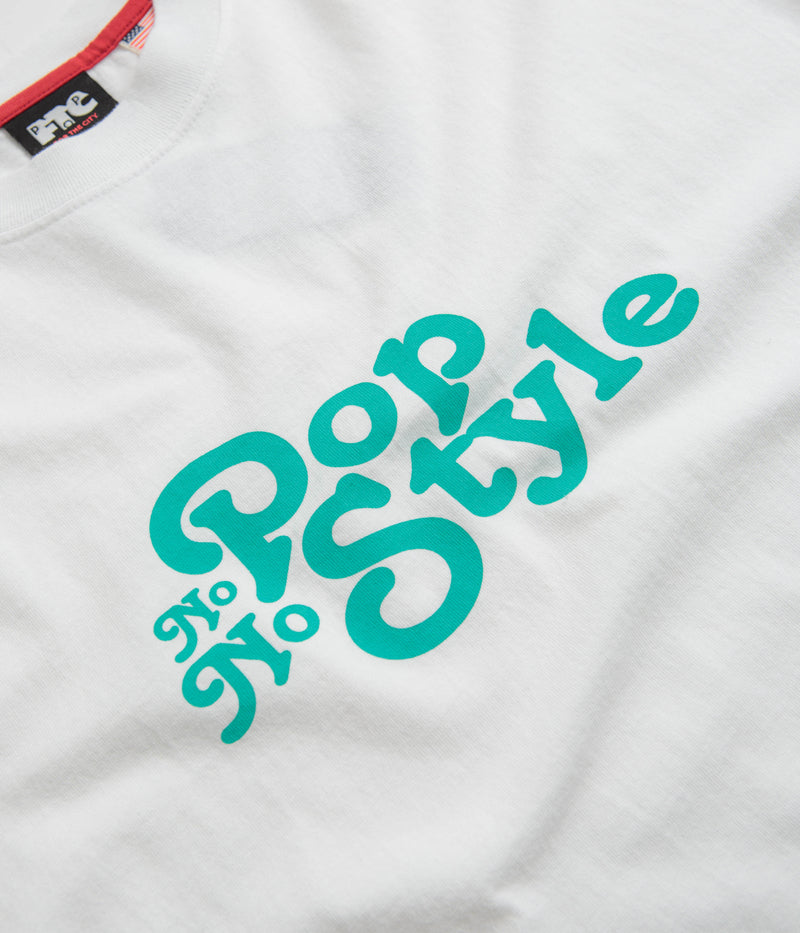 Pop Trading Company x FTC No Pop No Style T-Shirt in White
