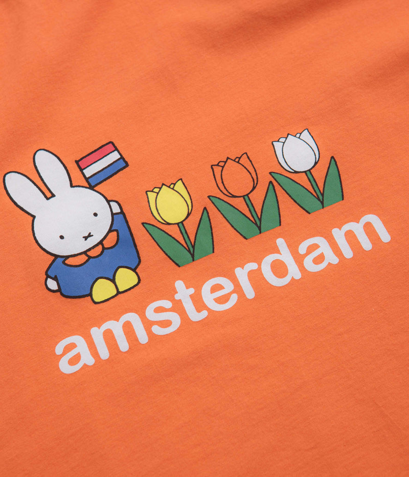 Pop Trading Company x Miffy Amsterdam Long Sleeve T-Shirt in Red