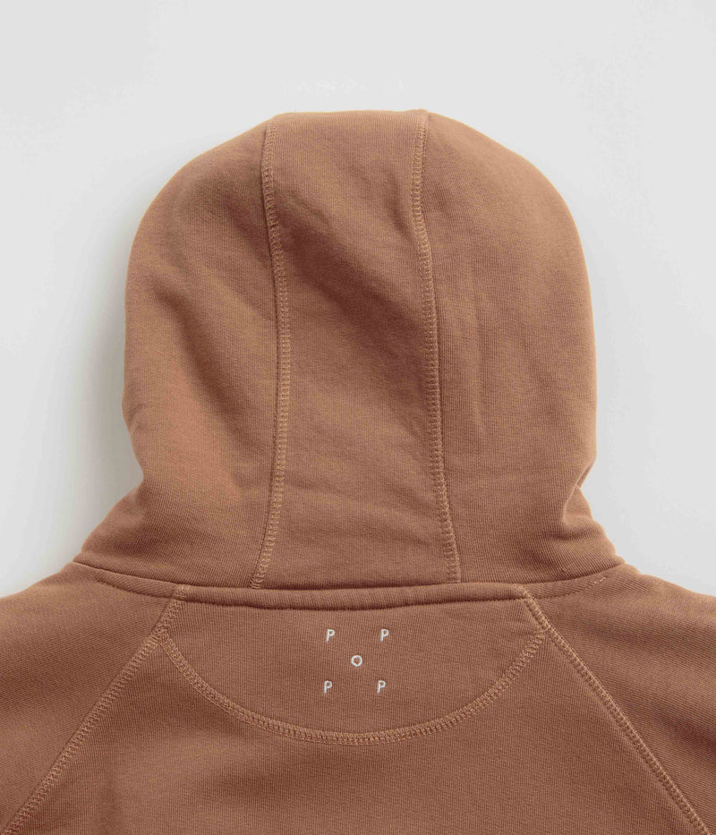 Pop Trading Company x Miffy Applique Hoodie in Brown