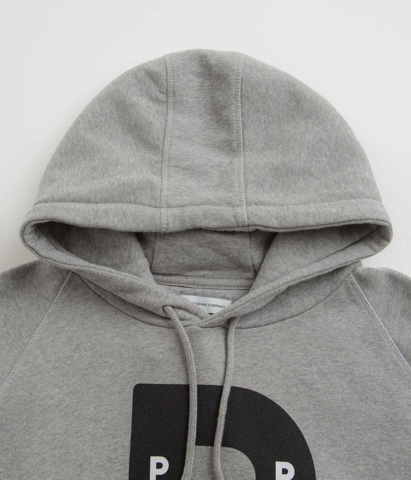 Pop Trading Company x Miffy Big P Hoodie in Light Grey Heather