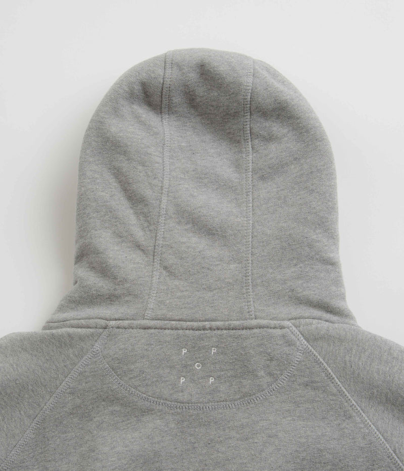 Pop Trading Company x Miffy Big P Hoodie in Light Grey Heather