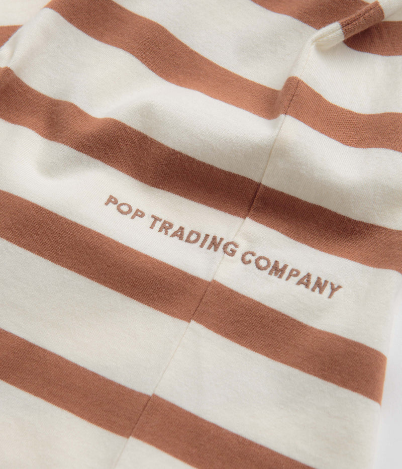 Pop Trading Company x Miffy Embroidered Striped Long Sleeve T-Shirt in Multi