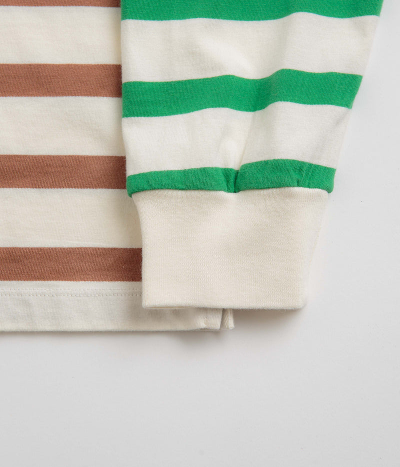 Pop Trading Company x Miffy Embroidered Striped Long Sleeve T-Shirt in Multi