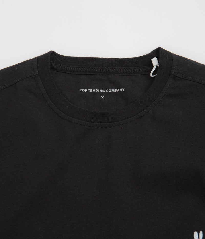Pop Trading Company x Miffy Embroidered T-Shirt in Black