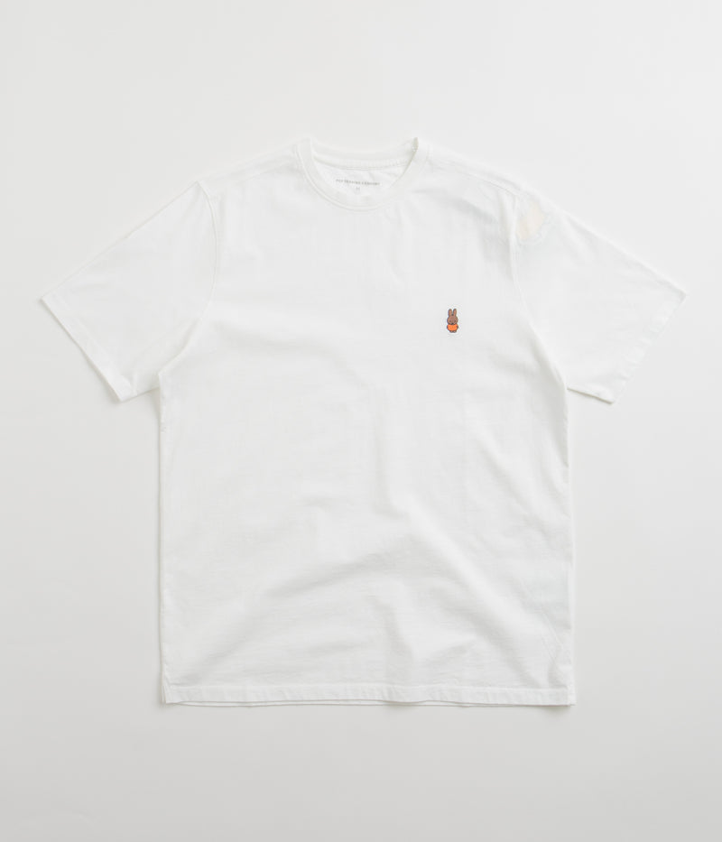 Pop Trading Company x Miffy Embroidered T-Shirt in White