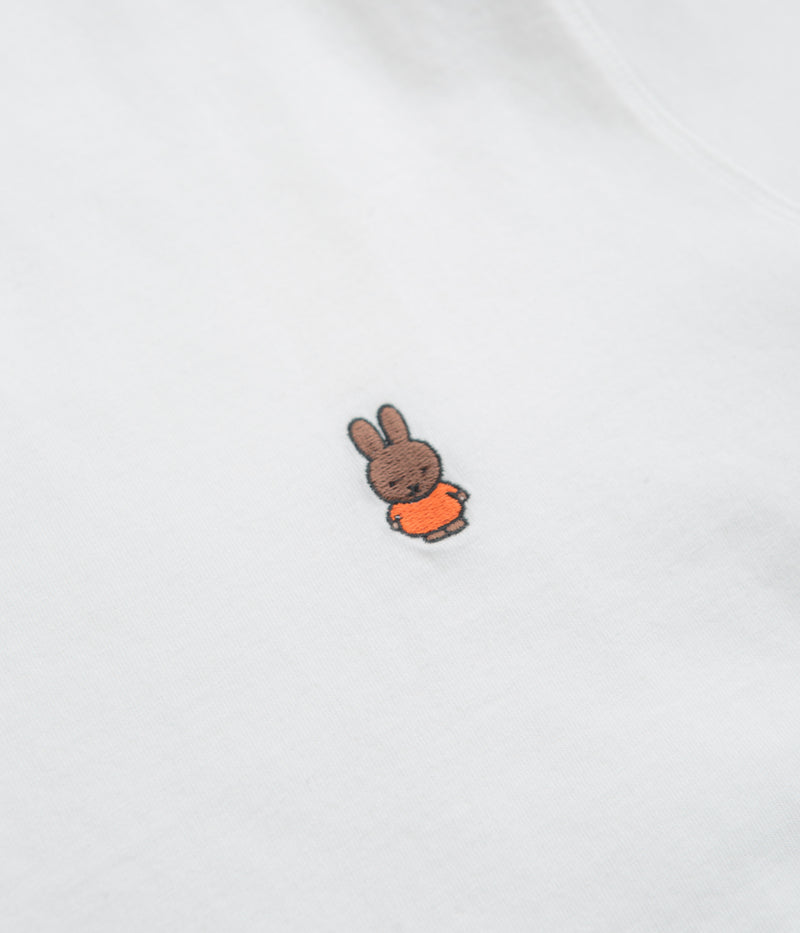 Pop Trading Company x Miffy Embroidered T-Shirt in White