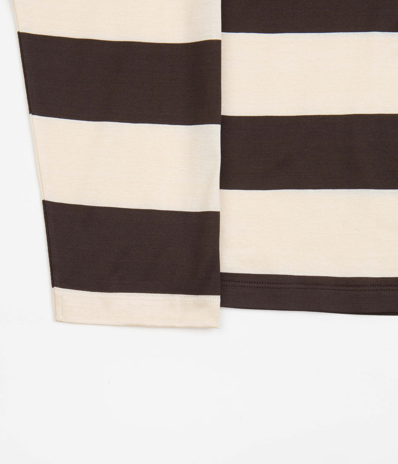 Pop Trading Company x Paul Smith Mock Neck Long Sleeve T-Shirt in Off White