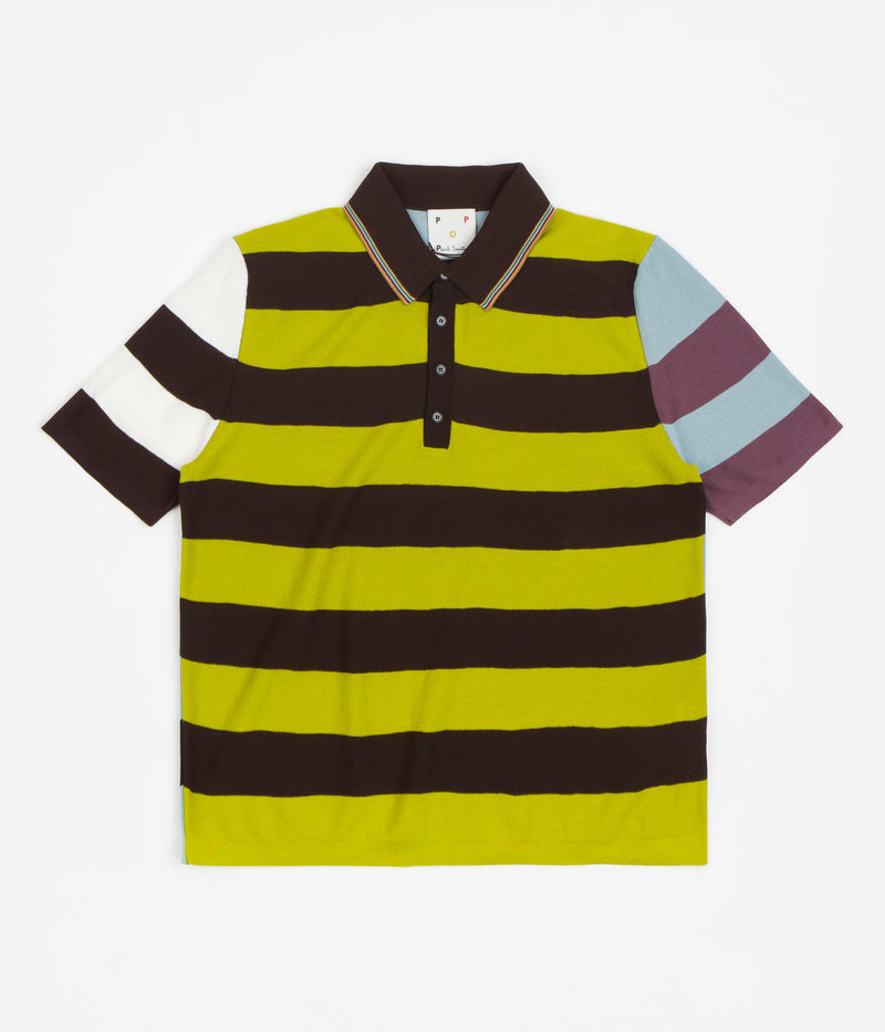Pop Trading Company x Paul Smith Polo Shirt in Golden Yellow
