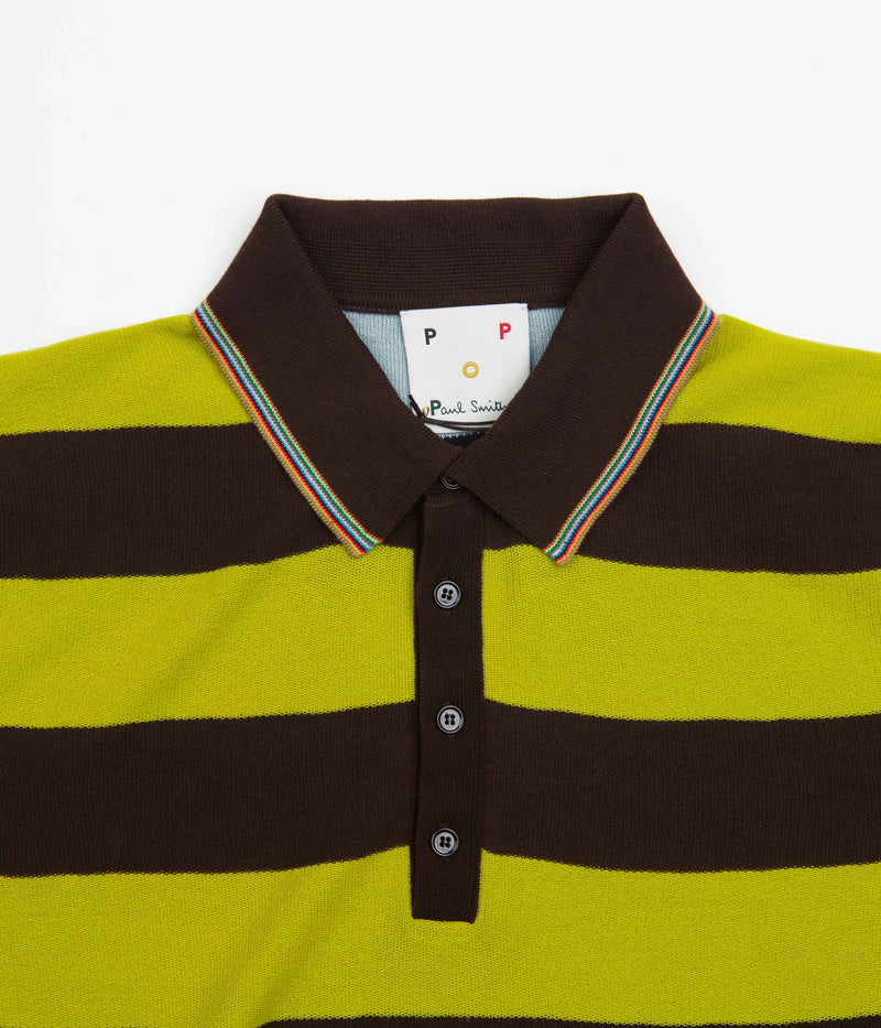 Pop Trading Company x Paul Smith Polo Shirt in Golden Yellow