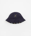 Pop Trading Company x Paul Smith Reversible Bucket Hat in Navy
