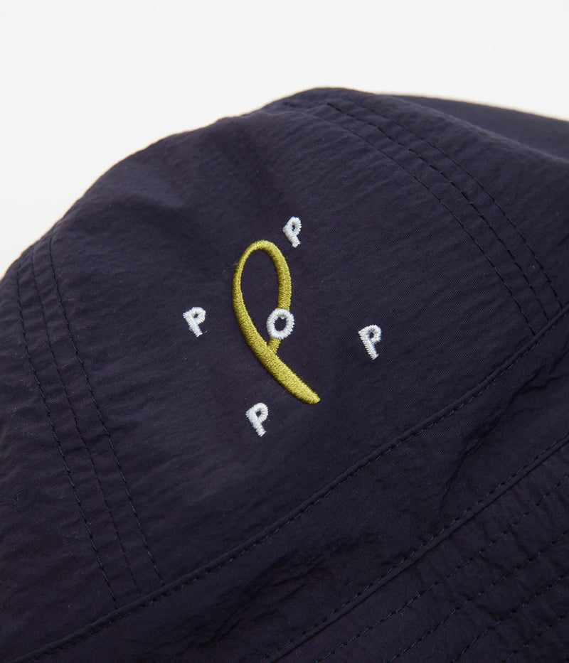 Pop Trading Company x Paul Smith Reversible Bucket Hat in Navy