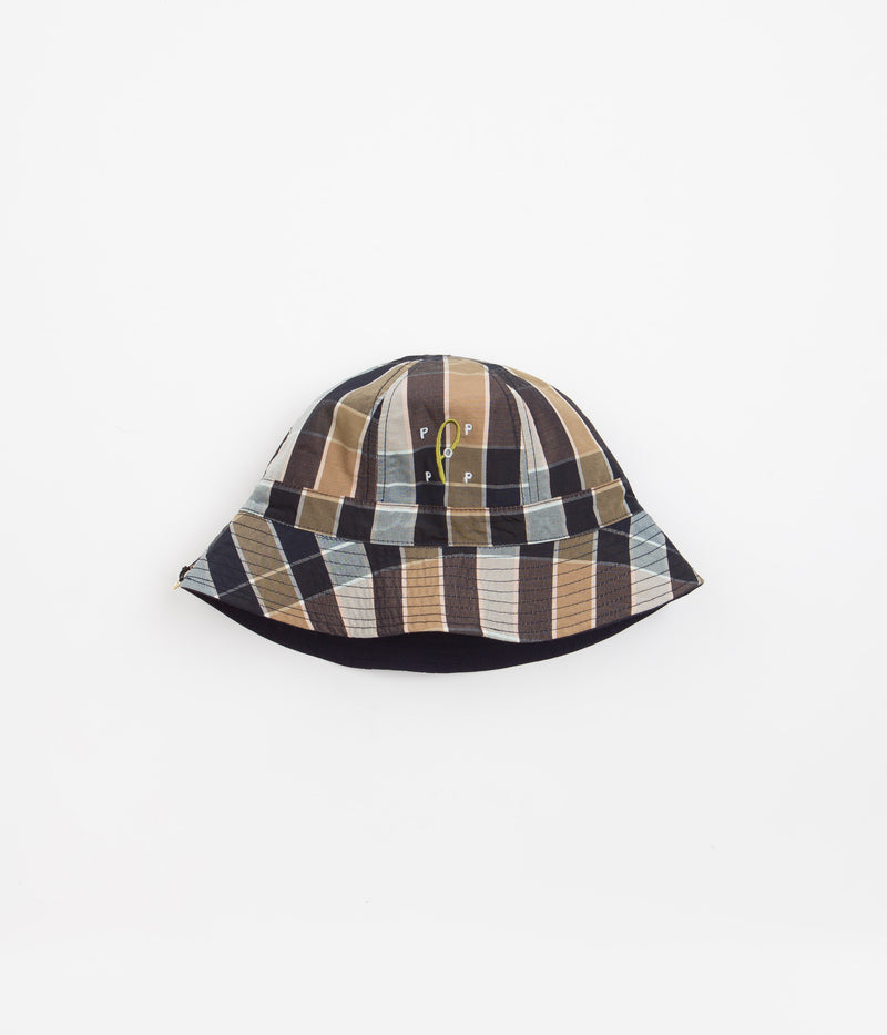 Pop Trading Company x Paul Smith Reversible Bucket Hat in Navy