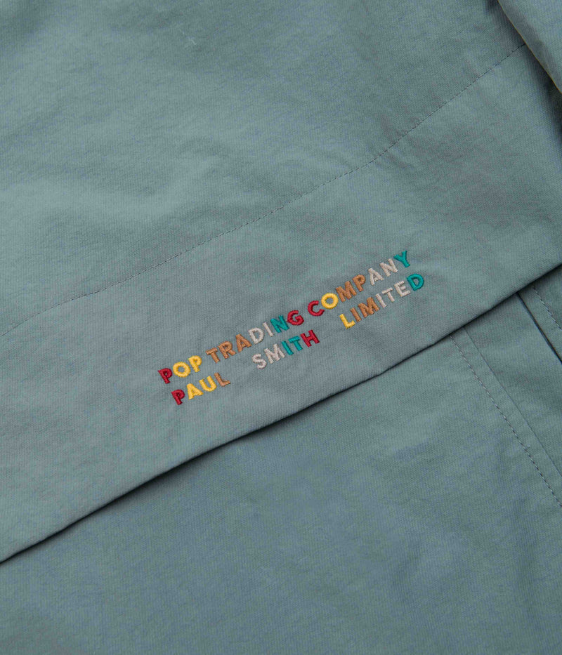 Pop Trading Company x Paul Smith Reversible Cagoule in Blue