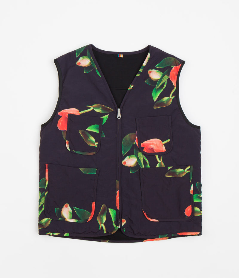 Pop Trading Company x Paul Smith Reversible Gilet in Dark Navy